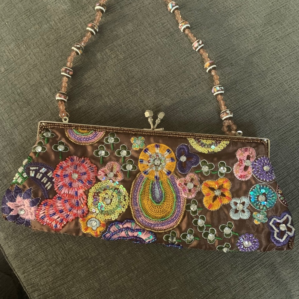 Party Embellished Clutch Purse